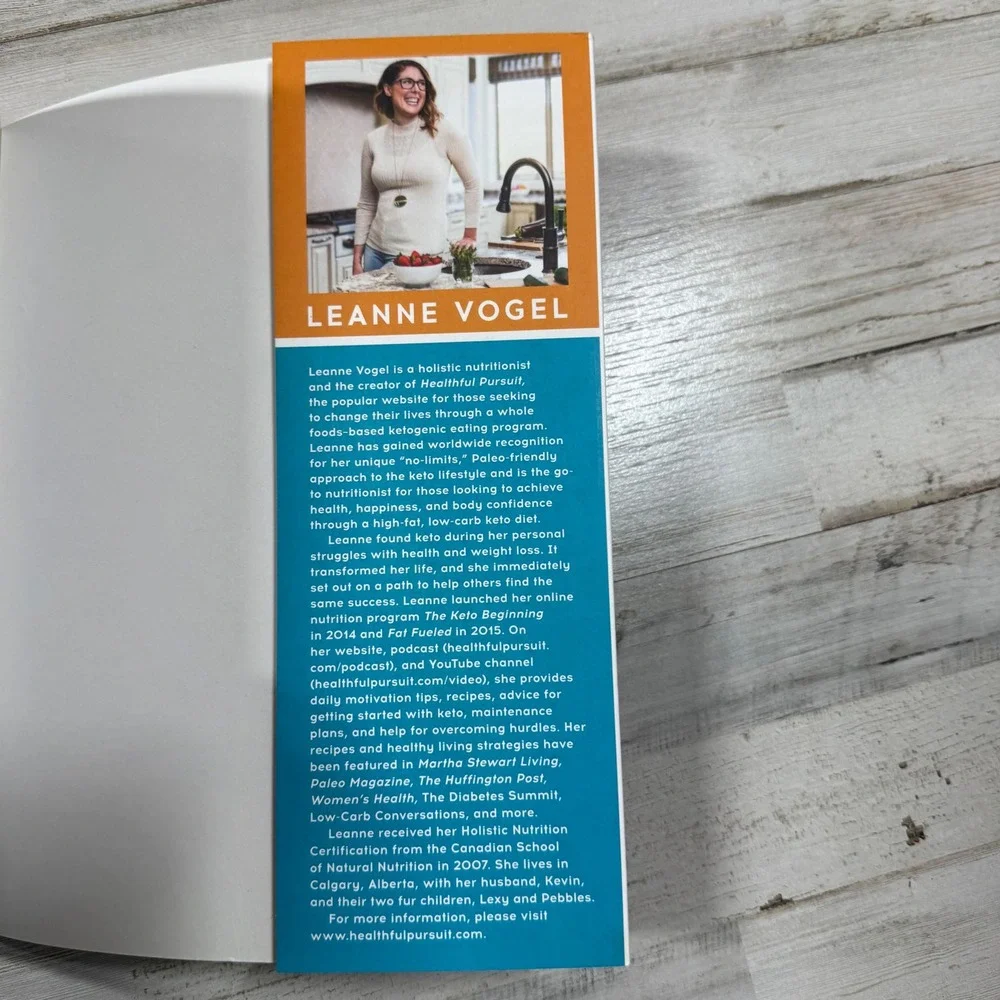 The Keto Diet Leanne Vogel Cookbook 125 Recipes 5 Meal Plans 9781628600162